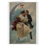 Cartão romance do dia dos namorados do Victorian