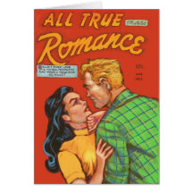 Cartão romance verdadeiro