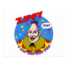 Cartão Zippy clássico Cartoes Postais
