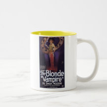 Cartaz cinematográfico louro do vampiro de De Saci Canecas