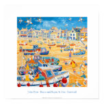 Cartaz da arte: Barcos e cordas, St Ives, Cornualh posters