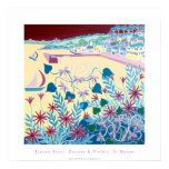Cartaz da arte: Margaridas & violetas, St Mawes, C posters