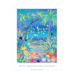 Cartaz da arte: Paraíso tropical do jardim, d'Azur posters