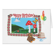 Cartões de aniversário para miúdos