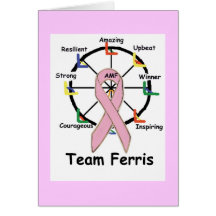 Cartões de Ferris da equipe