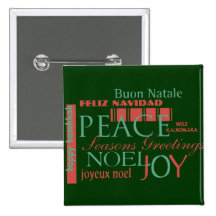 Cartões de natal boton