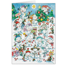 Cartões de natal para miúdos