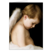 Cartões de nota da cara do anjo