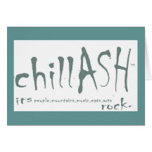 cartões de nota do chillASH