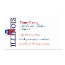 Cartões de visitas americanos - Illinois