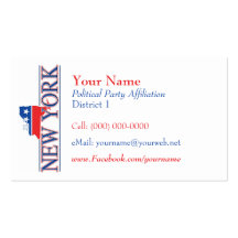 Cartões de visitas americanos - New York