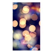 Cartões de visitas da fotografia de Bokeh