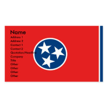 Cartões de visitas de TENNESSEE