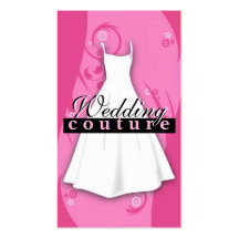 Cartões de visitas do Couture do casamento