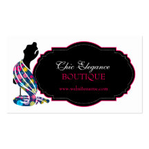 Cartões de visitas elegantes da forma