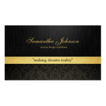 Cartões de visitas elegantes profissionais do dama