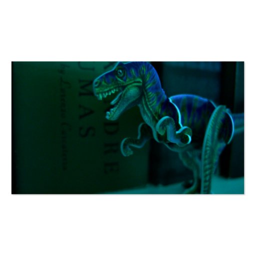 Cartões de visitas verdes de Dino