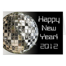 Cartões do feliz ano novo 2012