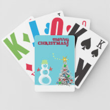 Cartões do jogo com família este Natal! Jogo De Carta
