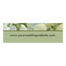 cartões do Web site do casamento Cartoes De Visita