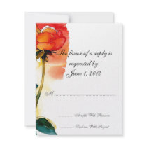 Cartões e convites de casamento de RSVP convites