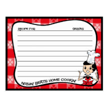 Cartões Home da receita de Cookin Cartão Postal