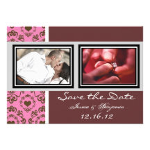 Cartões salve a data bonitos do casamento vintage convite personalizados