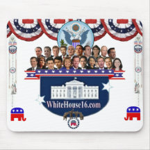 Casa branca Mousepad 2016