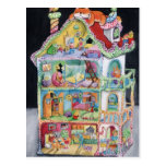 Casa de boneca mágica cartao postal