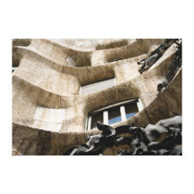 Casa Milà Impressão De Canvas Envolvidas