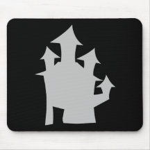 Casa velha. Cinzento Mousepad