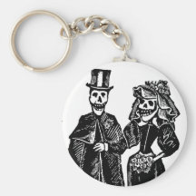 Casal de esqueleto - chaveiro