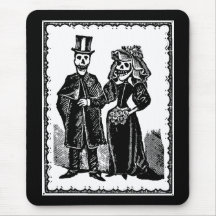 Casal de esqueleto - Mousepad (personalize)