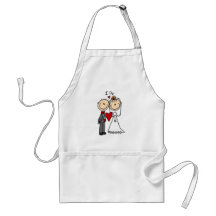 Casal Wedding eu faço t-shirt e presentes Avental