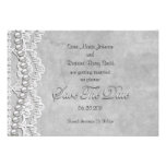 Casamento branco convite personalizado