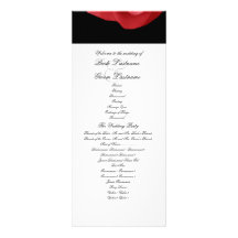 Casamento da rosa vermelha convite