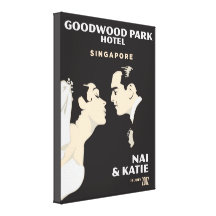 Casamento de Nia e de Katie Impressão Em Tela Canvas