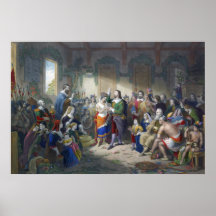 Casamento de Pocahontas a John Rolfe Henry Brueckn Pôsteres