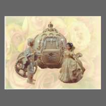Casamento do conto de fadas cartões postais