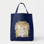 Casamento floral do bolo bolsas de lona