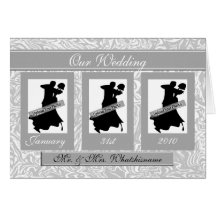 Casamento Placecards/favores com história do casal Cartão