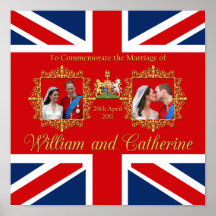 Casamento real - William e Kate Posters