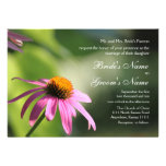 Casamento roxo de Coneflower convites