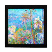 Casas de campo em Bordighera Claude Monet Estojo Para Jóias