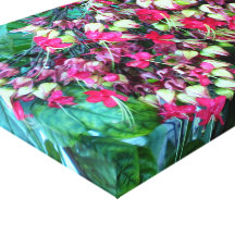 Cascata da beleza impressão em canvas