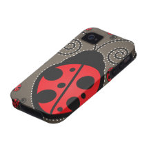 Case mate bonito do iPhone 4 dos joaninhas resiste