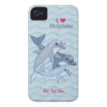 Case mate da família do golfinho capa iPhone 4