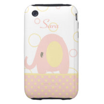 Case mate do iPhone 3G-3GS do elefante de Emma res Capas Fortes De iPhone 3