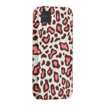 Case mate do iPhone 4 do impressão do leopardo