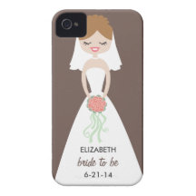 Case mate personalizada do iPhone 4 da noiva mal l Capa iPhone 4 Case-Mate